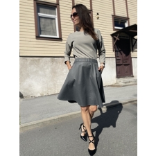 Silver Gray Skirt