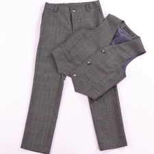 Virgin Wool Trousers And Vest