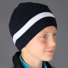 Navy Hat, 100% Merino Wool