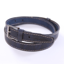 Leather Belt Blue