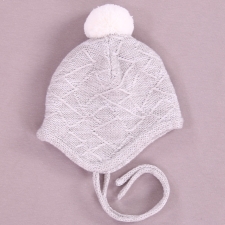 Light Gray Hat, 100% Merino Wool
