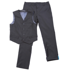 Trousers And Vest, 100% Virgin Wool