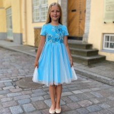 Dress With Blue Flowers