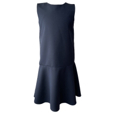 Navy Blue Dress, 100% Merino Wool