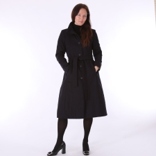 MADE TO ORDER! Navy Blue Wintercoat (Removable Hood)