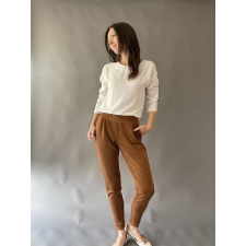 Brown Trousers, Imitation Leather